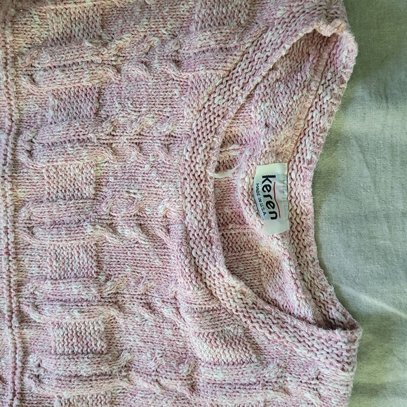 Vintage 80s Oversized Pink Sweater - Picture 6 of 10